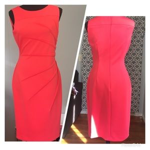 calvin klein red dress macys